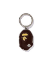 A BATHING APE APE HEAD METAL KEYCHAIN ア ベイシング エイプ ファッション雑貨 チャーム・キーチェーン ブラウン