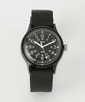 UNITED ARROWS green label relaxing ＜TIMEX＞オリジナルキャンパー アナログウォッチ 腕時計 ユナイテッドアローズ グリーンレーベルリラクシング アクセサリー・腕時計 腕時計 ブラック【送料無料】