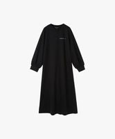 【SALE／30%OFF】To b. by agnes b. WEB限定 WV15 ROBE ライトスキューバミニロゴロングワンピース アニエスベー ワンピース・ドレス その他のワンピース・ドレス ブラック【送料無料】