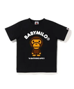 A BATHING APE BABY MILO TEE ア ベイシング エイプ トップス カットソー・Tシャツ ブラック ピンク ホワイト【送料無料】