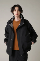 MARGARET HOWELL GORE-TEX WATER PROOFED POLYESTER POPLIN マーガレット・ハウエル ジャケット・アウター その他のジャケット・アウター ブラック グレー【送料無料】