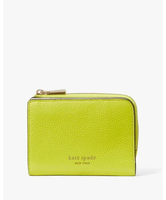 kate spade new york アヴァ カラーブロックド ジップ バイフォールド ウォレット ケイトスペードニューヨーク 財布・ポーチ・ケース 財布 グリーン【送料無料】