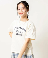 【SALE／30%OFF】PINK-latte 【130cmあり】チェリーロゴTシャツ ピンク ラテ トップス カットソー・Tシャツ ホワイト グリーン ピンク ネイビー