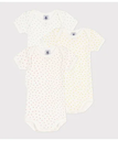 【SALE／20%OFF】PETIT BATEAU 半袖ボディ3枚組 プチバトー マタニティウェア・ベビー用品 ロンパース・カバーオール【送料無料】