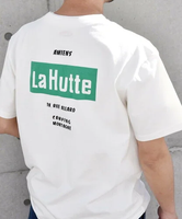 【SALE／40%OFF】SHIPS any 【SHIPS any別注】La Hutte: ワンポイント ロゴ / バックプリント デザイン Tシャツ◇ シップス トップス カットソー・Tシャツ ホワイト