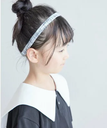 ROPE' PICNIC KIDS 【KIDS】ツイードカチューシャ ロペピクニック ヘアアクセサリー カチューシャ・ヘアバンド ブラック ベージュ