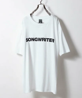 NUMBER (N)INE SONGWRITER T-SHIRT ナンバーナイン トップス カットソー・Tシャツ ホワイト ブラック【送料無料】