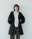 【SALE／30%OFF】GALLEST ミリタリータフタロングコート インディヴィ ジャケット・アウター その他のジャケット・アウター ブラック ベージュ【送料無料】