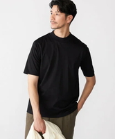 SHIPS MEN SHIPS: ALBINI モックネック ショートスリーブ Tシャツ シップス トップス カットソー・Tシャツ ブラック ホワイト ネイビー【送料無料】