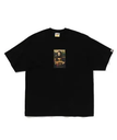 A BATHING APE (M)ART PRINT RELAXED FIT TEE ア ベイシング エイプ トップス カットソー・Tシャツ ブラック ネイビー ホワイト【送料無料】