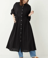 【SALE／55%OFF】SHIPS Colors SHIPS Colors:＜手洗い可能＞インディア ガーゼ キルティング シャツワンピース シップス ワンピース・ドレス ワンピース ホワイト ブラック ピンク