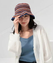 【SALE／60%OFF】LOWRYS FARM コットンクロシェHAT ローリーズファーム 帽子 ハット ネイビー ブルー