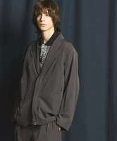 【SALE／30%OFF】MAISON SPECIAL 【SPORTS LINE】Oversized Many Pockets Tailored Jacket メゾンスペシャル ジャケット・アウター テーラードジャケット・ブレザー グレー ブラック【送料無料】