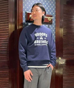 BROOKS BROTHERS ◆オンラインストア限定◆SS24 LOGO Series ロゴプリント スウェットシャツ ブルックス ブラザーズ トップス スウェット・トレーナー ネイビー グレー【送料無料】