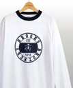 BROOKS BROTHERS ◆オンラインストア限定◆SS24 LOGO Series コットン ロゴプリント ロングスリーブ リンガーTシャツ ブルックス ブラザーズ トップス カットソー・Tシャツ ホワイト グレー ネイビー【送料無料】