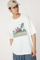 【SALE／20%OFF】RODEO CROWNS WIDE BOWL レトロバス Tシャツ ロデオクラウンズワイドボウル トップス カットソー・Tシャツ ホワイト ブラック グリーン