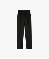 【SALE／40%OFF】To b. by agnes b. WU40 PANTALON リボンベルトタックパンツ アニエスベー パンツ その他のパンツ ブラック【送料無料】