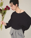 eL Sheer Loose Tee LS ジーナシス トップス カットソー・Tシャツ ブラック ホワイト グリーン【送料無料】