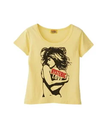 HYSTERIC GLAMOUR HYSTERIC LOVE チビTシャツ ヒステリックグラマー トップス カットソー・Tシャツ イエロー ホワイト ブラック【送料無料】