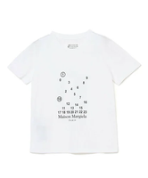 Maison Margiela ロゴTシャツ メゾンマルジェラ トップス カットソー・Tシャツ ホワイト【送料無料】