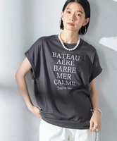 SHIPS WOMEN ローズペトール 半袖 プリント TEE シップス トップス カットソー・Tシャツ グレー ホワイト ブラウン ブルー【送料無料】