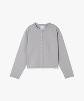 agnes b. FEMME M001 CARDIGAN カーディガンプレッション [Made in France] アニエスベー トップス カーディガン グレー【送料無料】