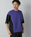 【SALE／30%OFF】NUMERALS 【UNISEX】【NUMERALS】スウェットカラーキリカエTシャツ ニコアンド トップス カットソー・Tシャツ ブルー ホワイト