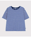 【SALE／20%OFF】PETIT BATEAU パイルボーダーボクシーTシャツ プチバトー トップス カットソー・Tシャツ【送料無料】