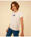 【SALE／30%OFF】PETIT BATEAU ライトジャージ半袖Tシャツ プチバトー トップス カットソー・Tシャツ ホワイト【送料無料】