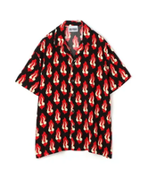 【SALE／63%OFF】TOMORROWLAND BUYING WEAR Waxman Brothers HAWAII SHIRTS オープンカラーシャツ トゥモローランド トップス シャツ・ブラウス ブルー レッド【送料無料】