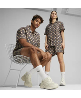 【SALE／60%OFF】PUMA ユニセックス CLASSICS ニュー プレップ AOP ウーブン 半袖 ポロシャツ プーマ トップス カットソー・Tシャツ