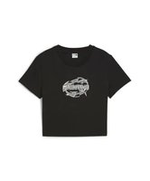 【SALE／51%OFF】PUMA ウィメンズ グラフィックス ハイパー ガール 半袖 Tシャツ プーマ トップス カットソー・Tシャツ ブラック