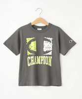 【SALE／30%OFF】SHOO・LA・RUE 【Champion】ペイントロゴTシャツ シューラルー トップス カットソー・Tシャツ グレー パープル