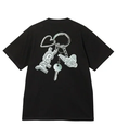 X-girl X-girl MOTIF KEYCHARM S/S TEE Tシャツ X-girl エックスガール トップス カットソー・Tシャツ ブラック ピンク ホワイト【送料無料】