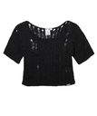 【SALE／30%OFF】X-girl DISTRESSED TAPE YARN KNIT TOP トップス X-girl エックスガール トップス ニット ブラック ホワイト【送料無料】