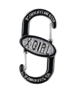 X-girl OVAL LOGO CARABINER カラビナ X-girl エックスガール ファッション雑貨 チャーム・キーチェーン ブラック グリーン ホワイト