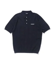 XLARGE EMBROIDERED LOGO KNIT POLO SHIRT ポロシャツ XLARGE エクストララージ トップス ポロシャツ ブラック ブラウン ホワイト【送料無料】