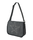 X-girl STUDDED MESSENGER BAG メッセンジャーバッグ X-girl エックスガール バッグ メッセンジャーバッグ ブラック カーキ【送料無料】