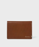 【SALE／30%OFF】Paul Smith 【公式】ストライプステッチタブ パスケース ポール・スミス　アウトレット 財布・ポーチ・ケース コインケース・小銭入れ・札入れ ブラウン ブラック【送料無料】