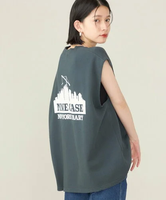 【SALE／40%OFF】SHIPS WOMEN SHIPS NINE CASE:NY DIARY スリーブレス トップス ◇ シップス トップス カットソー・Tシャツ グリーン グレー【送料無料】