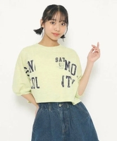 【SALE／50%OFF】PINK-latte リメイクデザインプルオーバー ピンク ラテ トップス カットソー・Tシャツ イエロー パープル ブルー