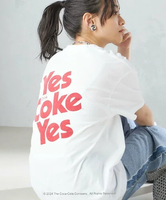 【SALE／30%OFF】SHIPS WOMEN GOOD ROCK SPEED:beverage brand logo tee ◇ シップス トップス カットソー・Tシャツ ホワイト グレー イエロー【送料無料】