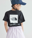 【SALE／20%OFF】ROPE' PICNIC KIDS 【KIDS】【THE NORTH FACE/ザ ノースフェイス】バックスクエアロゴTシャツ/UVケア ロペピクニック トップス カットソー・Tシャツ ブラック グレー グリーン