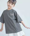 【SALE／20%OFF】ROPE' PICNIC KIDS 【KIDS】【Champion/チャンピオン】SHORT SLEEVE BACK LOGO Tシャツ ロペピクニック トップス カットソー・Tシャツ グレー ホワイト