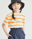 【SALE／30%OFF】ROPE' PICNIC KIDS 【KIDS】【Champion/チャンピオン】BASIC BORDER JERSEY ロペピクニック トップス カットソー・Tシャツ ホワイト ネイビー