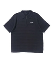 XLARGE STRIPED MESH KNIT POLO SHIRT XLARGE エクストララージ トップス ポロシャツ ブラック グリーン ネイビー【送料無料】