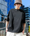 【SALE／30%OFF】niko and ... 【北村匠海さん着用アイテム】かがりステッチデザインTシャツ ニコアンド トップス カットソー・Tシャツ ブラック ホワイト ベージュ ブルー