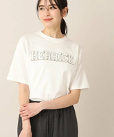 【SALE／60%OFF】Dessin 【ユニセックス・洗える】ロゴTシャツ デッサン トップス カットソー・Tシャツ ホワイト ベージュ ネイビー