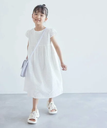 【SALE／35%OFF】ROPE' PICNIC KIDS 【KIDS】INDIAレースワンピース ロペピクニック ワンピース・ドレス ワンピース ホワイト レッド