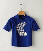 【SALE／30%OFF】SHIPS KIDS BOBO CHOSES:100~130cm / BOBO SHADOW SWIM T-SHIRT シップス 水着・スイムグッズ ラッシュガード ブルー【送料無料】